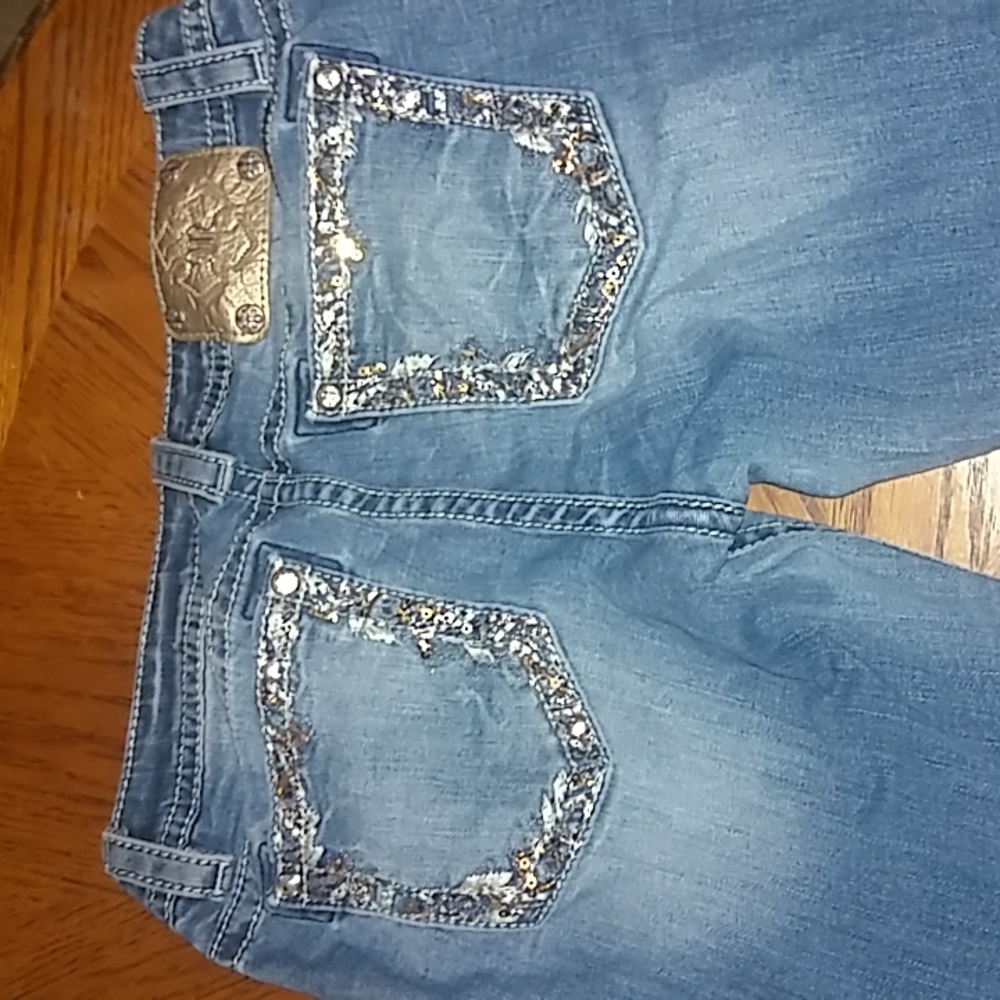Miss me jeans size 30 signature ankle skinny .